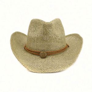 Sombreros Panamá de Ecuador, Sombreros Vaqueros de Papel Baratos, Bordado 3D en Relieve, para Viajes y Deportes, Venta al Por Mayor - Product Image 3