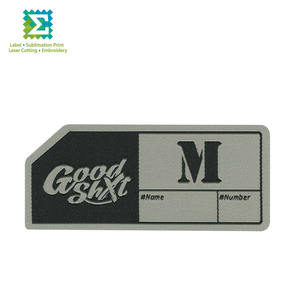 Patch tissé jacquard mixte de haute qualité badges ronds tissu à coudre avec logo - Product Image 6