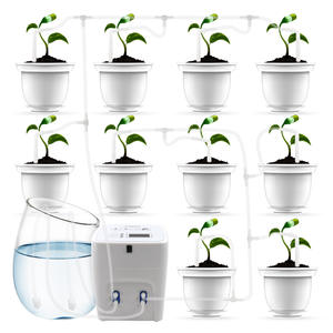 Système d'irrigation goutte à goutte numérique automatique à double pompe pour plantes en pot, utilisation intérieure et extérieure - Product Image 2