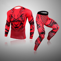 Nueva ropa interior térmica de invierno de alta calidad para hombres, conjuntos de ropa interior 3D Spartan Compression Ski Sweat, ropa térmica de secado rápido para hombres