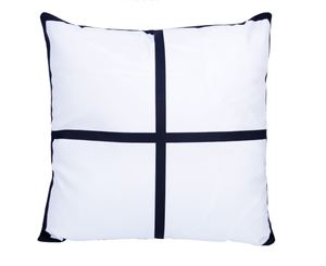 Cases 16 Inch Throw Pillow Buffalo Check Plaid Square Heart 4 Photo Panel <b>Cushion</b> <b>Cover</b> for Sublimation - Product Image 4