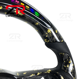 Volante de Fibra de Carbono Forjado con Pantalla LED para Volkswagen MK7 Golf 7 GTI MK6 GTD <span class=keywords><strong>R</strong></span> Gts <span class=keywords><strong>R</strong></span>-<span class=keywords><strong>Line</strong></span> <span class=keywords><strong>Tiguan</strong></span> Scirocco Passat Polo - Product Image 6