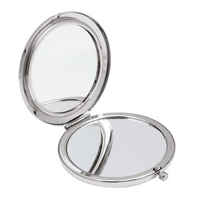 Single-Sided Foldable Rose-Shaped Desktop Beauty <b>Mirror</b> <b>with</b> Button LED Compact <b>Makeup</b> <b>Mirror</b> Logo Printed Packed in <b>Box</b> - Product Image 1