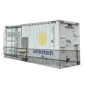 เครื่อง1000kwh แบตเตอรี่ลิเธียมไอออน20FT LiFePO4 40ft 10 kVA ภาชนะเก็บพลังงานแบตเตอรี่ลิเธียมไอออน10 kVA ราคา1MWH