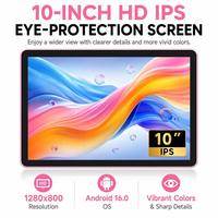 Tablette PC portable Android 16.0 de 10 pouces, 20 Go 128 Go, 5G Wifi Octa Core avec stylet et clavier, idéale pour l'éducation