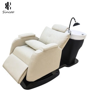 Fabricantes de muebles de salón Barbería Salón de belleza Equipo de <span class=keywords><strong>spa</strong></span> Retrolavado Masaje de espalda eléctrico Silla de champú con tazón - Product Image 6