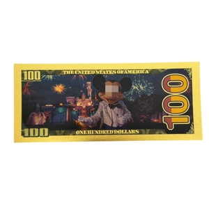 Billet de banque Steamboat Willie 2026, 2 modèles, plaqué or 24 carats, pour cadeaux - Product Image 4