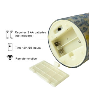 Oem ODM 3PCS SET LED trụ cột nến Flameless Pin hoạt động nến cho trang trí nội thất bên Nguồn cung cấp đám cưới nhấp nháy nến - Product Image 5