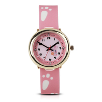 Montre à main de dessin animé pour enfants montre à quartz pour enfants avec logo personnalisé
