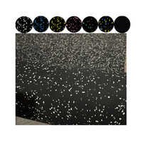 3 ~ 12Mm Dicke Schwarz Hoch temperatur Dick Wasserdicht Fitness Cross Training Gummi Boden rolle Fitness studio Gummi boden matte Rolle