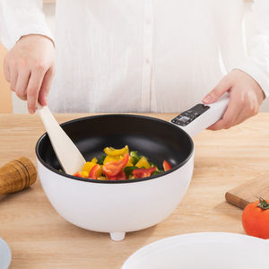 <span class=keywords><strong>Wok</strong></span> <span class=keywords><strong>eléctrico</strong></span> multifunción con asas Stay-Cool Nuevo revestimiento de cerámica para el hogar para una fácil limpieza - Product Image 5