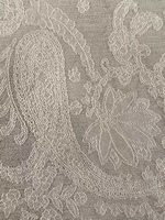 Tissu en Georgette de Rayonne/Coton Tissé, Motif Crêpe, Rayures Dobby, Résistant aux Taches et à l'Abrasion pour Vêtements