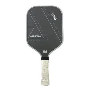 Raket picleball thermoform kualitas tinggi, raket Pickleball serat karbon mentah T700 performa tinggi