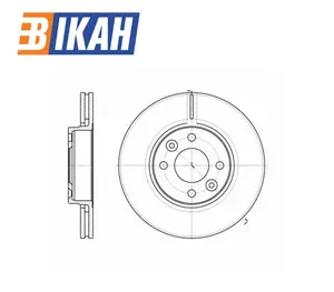 Vordere Bremsscheibe FÜR NISSAN MÄRZ III HINWEIS RENAULT MEGANE II MODUS CLIO III DACIA LOGAN SANDERO 7701207795 40206-AX600