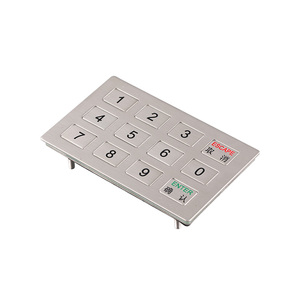 Rugged ATM Kiosk Công Nghiệp <span class=keywords><strong>Numeric</strong></span> Metal 3X4 12Keys Bàn Phím Không Thấm Nước Cho Hệ Thống Kiểm Soát Truy Cập - Product Image 2