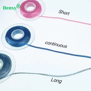 Denxy Denxy Orthodontische Elastische Ultra <span class=keywords><strong>Power</strong></span> <span class=keywords><strong>Chain</strong></span> Rubberen Band Lang/Kort/Continu 15 Voet/Rol Tandheelkundig Orthodontisch Materiaal - Product Image 5