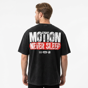 <b>Men's</b> Regular Fit <b>Black</b> T-Shirt Motion Never Sleep Solid Formal <b>Turtleneck</b> Short Sleeve 100% Cotton Knitted Jersey - Product Image 6