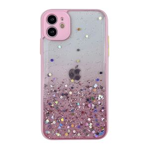 สีลูกกวาดGlitterดาวสําหรับiPhone 12 13 14 15 Pro Max XR XSMax 6 7 8 7PlusซิลิโคนTPUกลับสําหรับiPhone 1 - Product Image 1