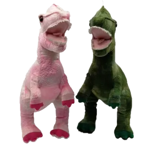 Presente personalizado macio pelúcia dino, brinquedo de pelúcia 12 polegadas bonito t-rex dinossauro