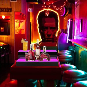 Tùy Chỉnh <span class=keywords><strong>Led</strong></span> Thắp Sáng Rượu Chai Nước Hoa Hiển Thị Đứng 2 Bước 4 Rượu Vang Acrylic Rượu Hiển Thị Giá Với Điều Khiển Từ Xa - Product Image 6