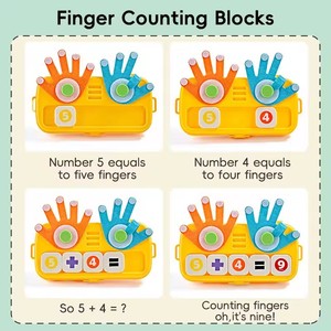 Jouets éducatifs MILI pour l'apprentissage des mathématiques, comptage sur les doigts, pour les enfants de 5 à 7 ans, jeux d'enseignement numérique pour la petite enfance - Product Image 4