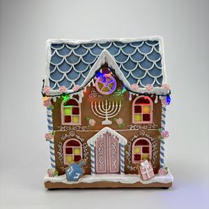 Gran Set de Construcción de Casa de Jengibre Inspirada en Personajes con Kit de Luces, Decoración Navideña para Niños y Adultos, Adornos para Árbol de Navidad y Bolas de Navidad - Product Image 6