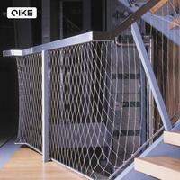 Grillage métallique de jardin flexible en treillis tissé, filet de volière en câble 304/316 pour zoo, maille de balustrade architecturale en acier inoxydable