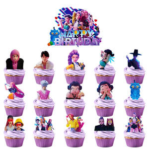 Decorazioni per Festa di Compleanno KPop Demon Hunters, Banner Divertente, Palloncini in Lattice, Sfondo, Decorazione per Torta, Accessori per Feste - Product Image 2