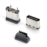 Connecteur USB-C vertical MUP populaire 2.0 femelle 16 broches de type SMT, prise de charge rapide et transfert de données