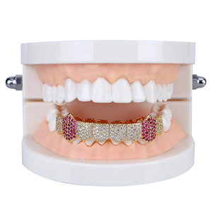 เพชร CZ grillz เต็มปูไมโคร - Product Image 6