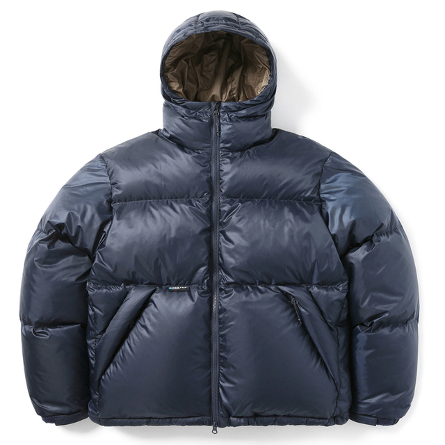 OEM Custom 100% Nylon Plus Size Men's Eco-Friendly Duck Down Padding Bubble Winter Warm Puffer Down Jacket
