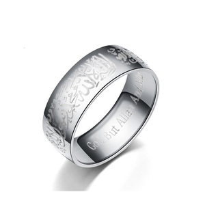 नई कस्टम नामित सऊदी अरब के गहने सोने की अंगूठी पुरुषों के लिए - Product Image 4
