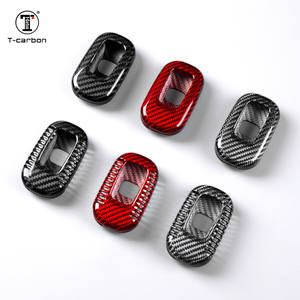 Accessoires auto Couverture de clé de voiture pour <span class=keywords><strong>Honda</strong></span> <span class=keywords><strong>Civic</strong></span> Ventes d'usine Étui de clé de voiture en fibre de carbone pour clés Style de mode - Product Image 5