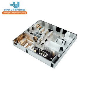 Custom Retail Layout Ceramic <strong>Tile</strong> Floor Plan Interior Modern Building Materials <strong>Shop</strong> Concept Kitchen and Bathroom <strong>Store</strong> Design - Product Image 2