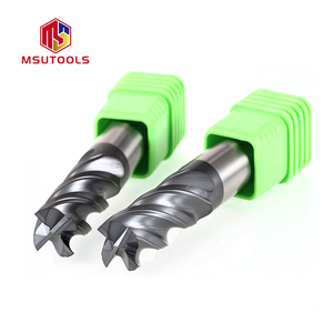 Dao phay đầu vuông Solid Carbide 3/4 cạnh, dòng HG, HRC60, chuôi Weldon, có thể tùy chỉnh ODM/OEM, dùng cho phay kim loại CNC - Product Image 2
