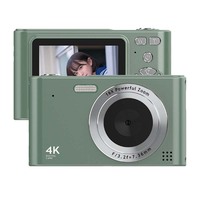 Kamera digital 4K H15, kamera Digital 2.4 inci layar IPS, kamera fotografi siswa Level masuk dengan Zoom Digital 16x