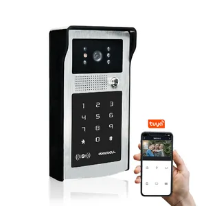 厂家优质1080P智能WIFI门铃带防水摄像头视频门电话系统对讲门铃