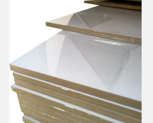 Nhà Sản Xuất Tùy Chỉnh Độ Bóng Cao Melamine <span class=keywords><strong>MDF</strong></span> Trang Trí Tường Bảng Trắng Bóng PVC Cho Nhà Bếp Khách Sạn Chống Ẩm - Product Image 5