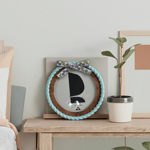 Tùy Chỉnh Hiện Đại Đơn Giản Vòng Bằng Gỗ Hạt Khung Ảnh Magnifying Tính Năng Bàn Cài Đặt Định Hướng Thẳng Đứng - Product Image 2