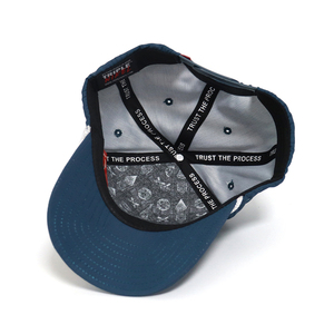 Nổ Sản phẩm mới tùy chỉnh dệt vá Logo giản dị unisex gorras với tùy chỉnh laser Sticker 5 Bảng điều chỉnh bóng chày dây mũ mũ - Product Image 5