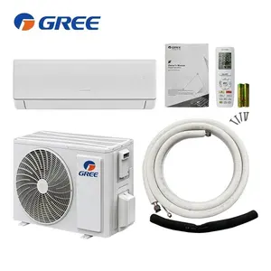 Gree 18000 BTU Split Wall Smart Air Conditioner DC Powered for Refrigeration and Heating for Household Use with R410A Remote Con