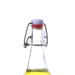 Di alta qualità trasparente bottiglia di acqua di vetro morbido con clip morsetto coperchio kombucha bottiglie di birra di vetro - Product Image 2