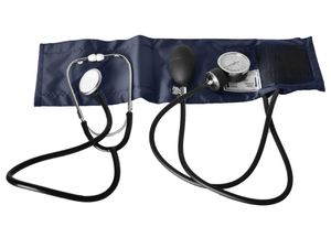 Kit tensiomètre anéroïde 3-en-1 CE et stéthoscope – Moniteur de tension artérielle manuel avec stéthoscope à double tête en acier inoxydable - Product Image 5