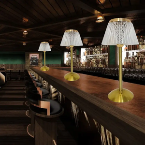 Lampu meja Led romantis Modern, lampu malam kristal dapat diisi ulang Perlindungan Mata peredupan lembut Perlindungan Mata ruang tamu dan kamar tidur - Product Image 1