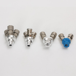 เชื่อมต่อแบบเร็วชนิด C ของ Chen Can วาล์วมือพลาสติกเหล็ก ข้อต่อที ข้อต่อลม - Product Image 3