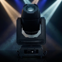 FG380M IP65 Mini Projecteur Lyre Mobile Étanche 3-en-1 380W Ampoule Halogène Argentée Beam Spot Wash pour Scène Extérieure