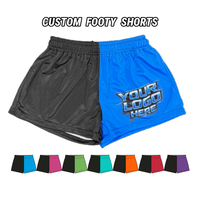 Pantalones Cortos Deportivos de Rugby con Sublimación Personalizada OEM, Secado Rápido, 100% Poliéster, Colores en Contraste, Dos Tonos, Transpirables