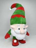 Costume de mascotte de Noël gonflable géant de 2,6 m, déguisement de Père Noël et d'elfe pour le carnaval, l'anime et les célébrations festives, unisexe adulte