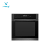 Prix Direct Usine Four Électrique Mural Commercial Encastrable 70L en Acier Inoxydable avec Convection et Grill pour Cuisine Domestique