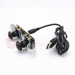 Hot Ống Kính Fisheye USB2.0 3D Stereo Webcam 1080P OTG UVC Góc Rộng Ống Kính Kép <span class=keywords><strong>USB</strong></span> <span class=keywords><strong>Camera</strong></span> Cho 360 Vr máy Ảnh - Product Image 1